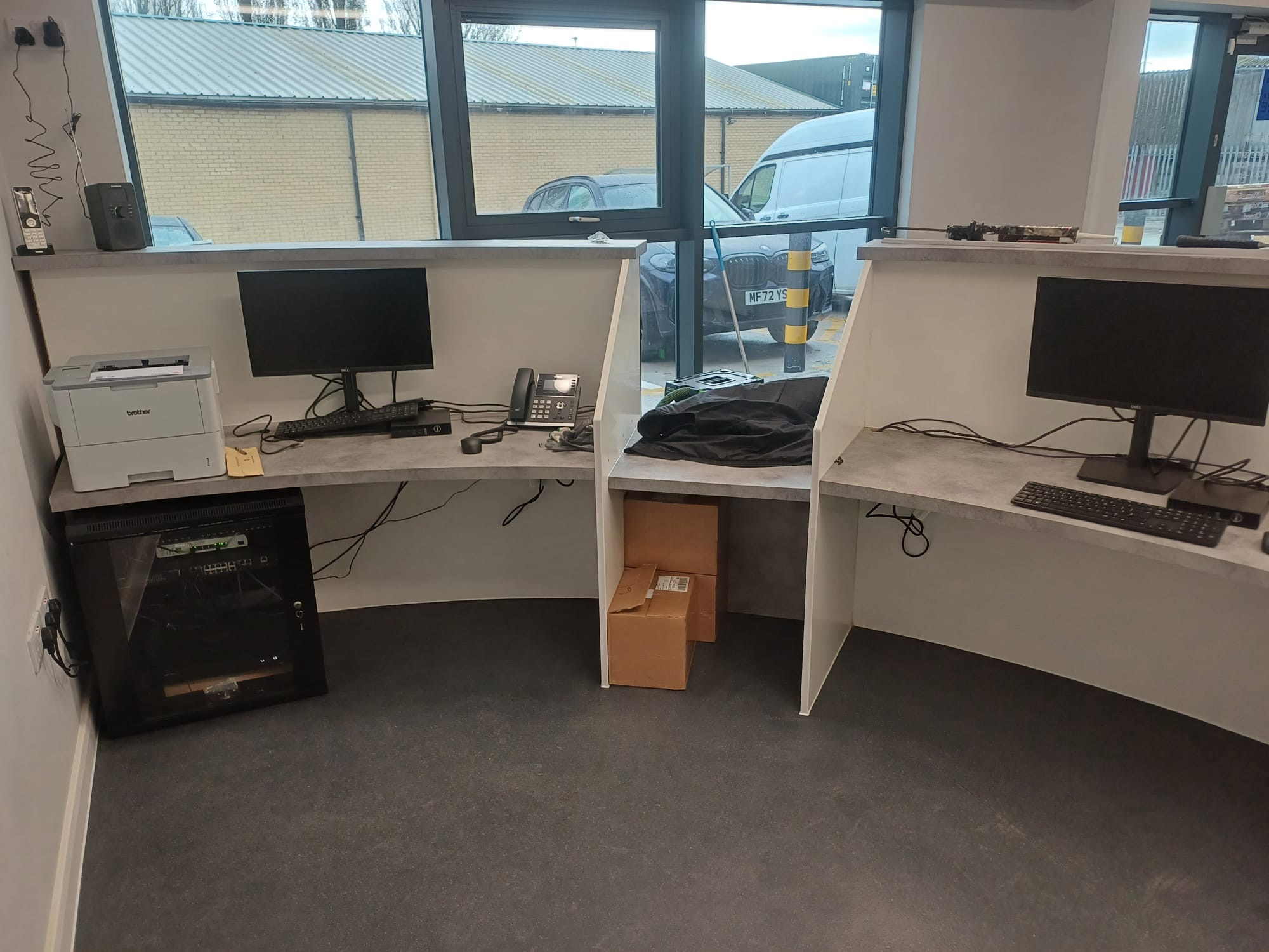 Reception Desks Installed