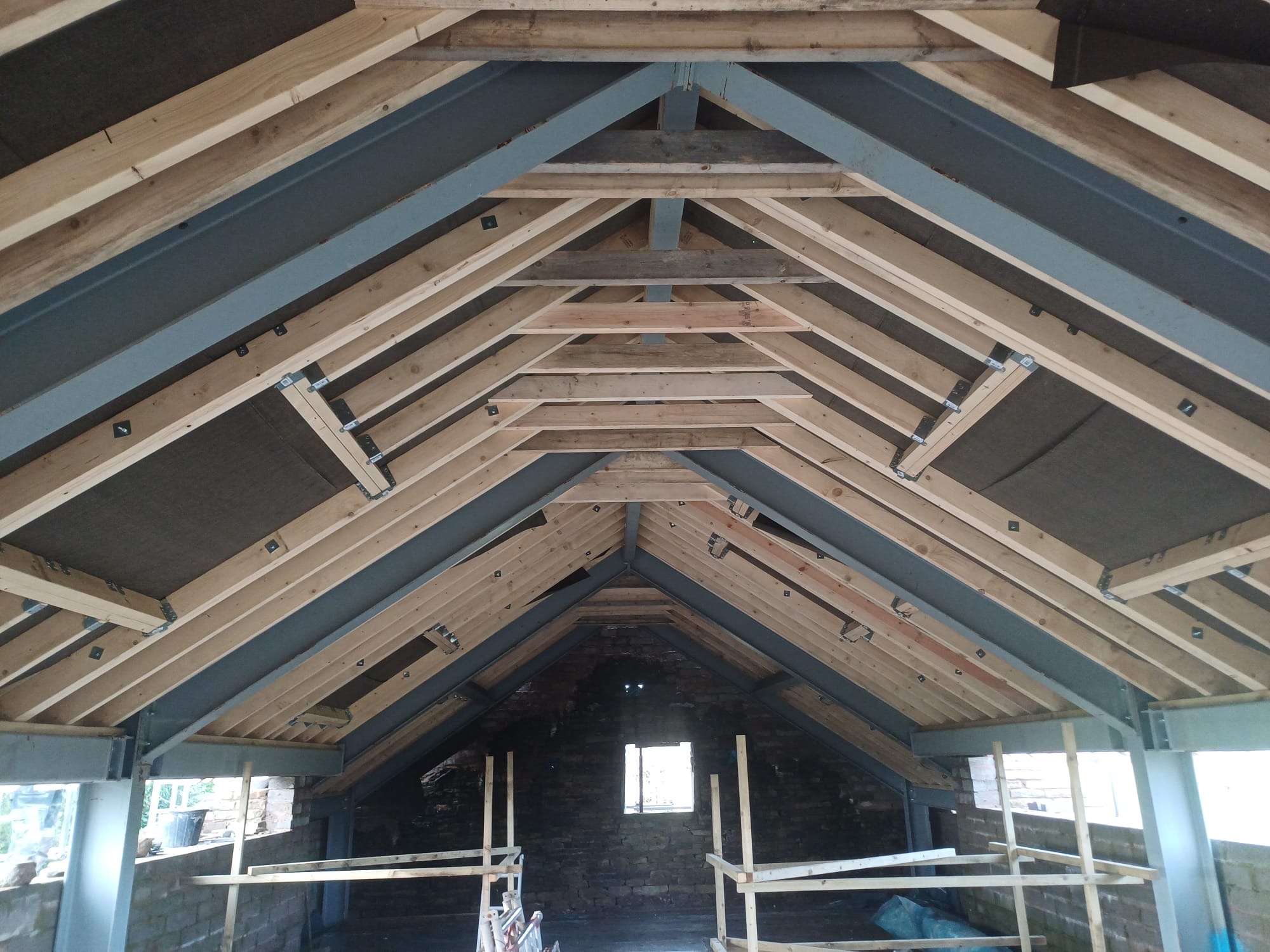 Vaulted Rafter Ceiling